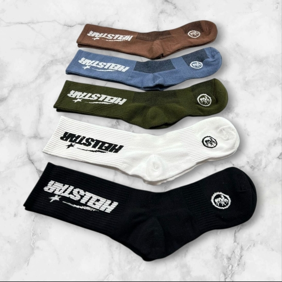 ​Hellstar Logo Crew Socks (5pair) - Picture 1 of 1